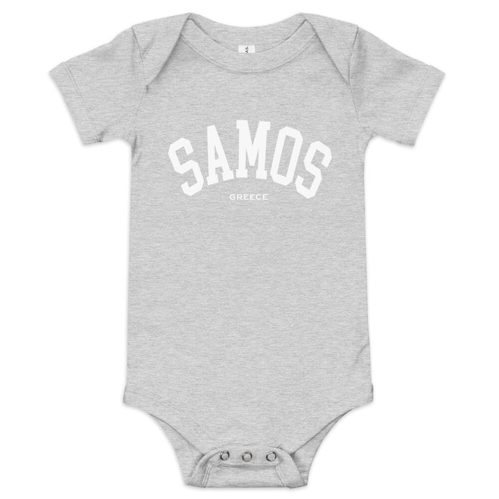 Samos Baby Onesie made by Greek brand, Selini. 