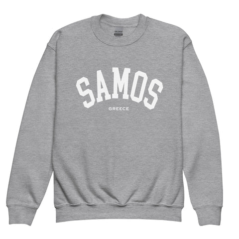 Selini Classic. 50% Cotton, 50% Polyester. Chora Collection. Location Based Youth Sweatshirt.