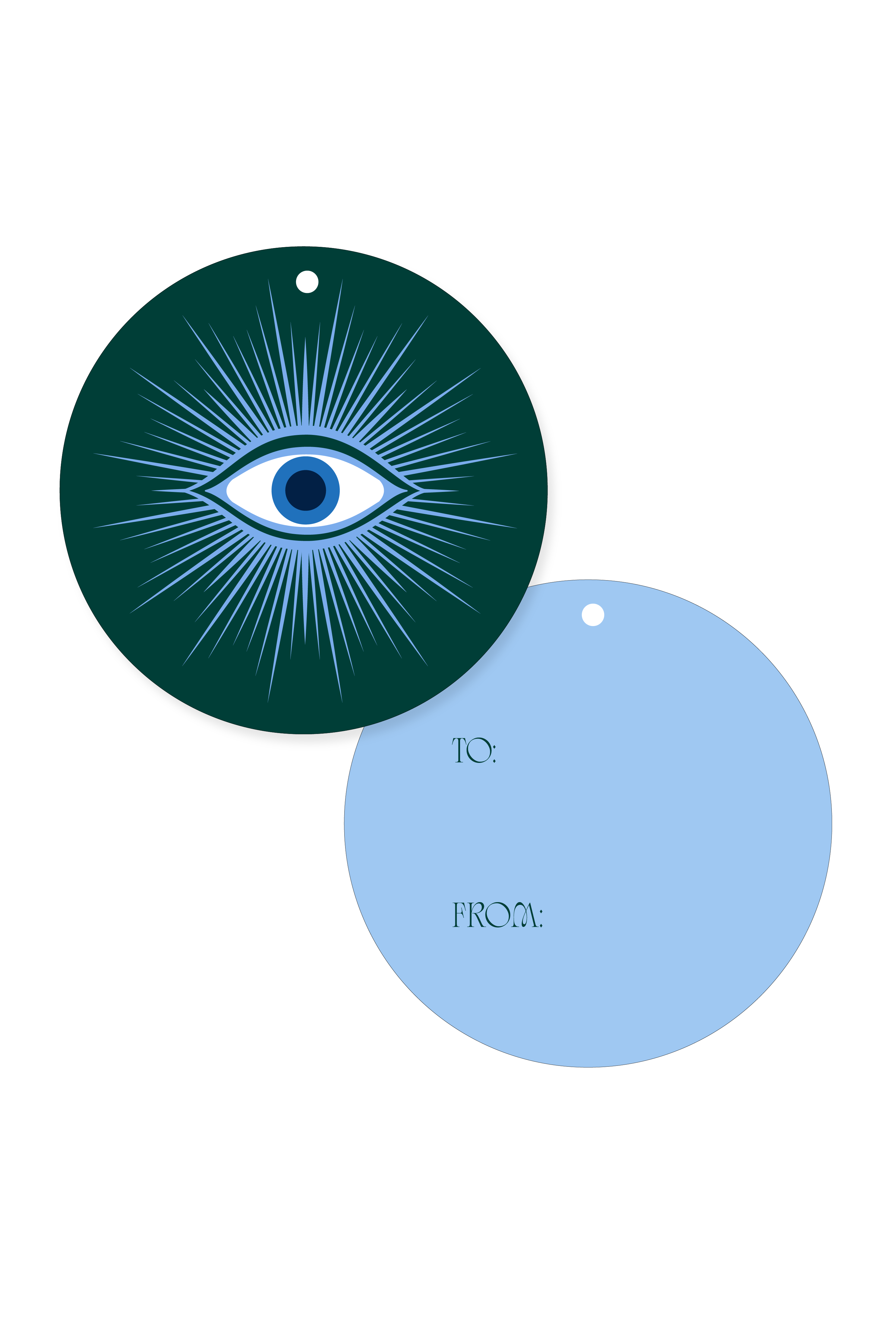 Sparkly Eye Gift Tags