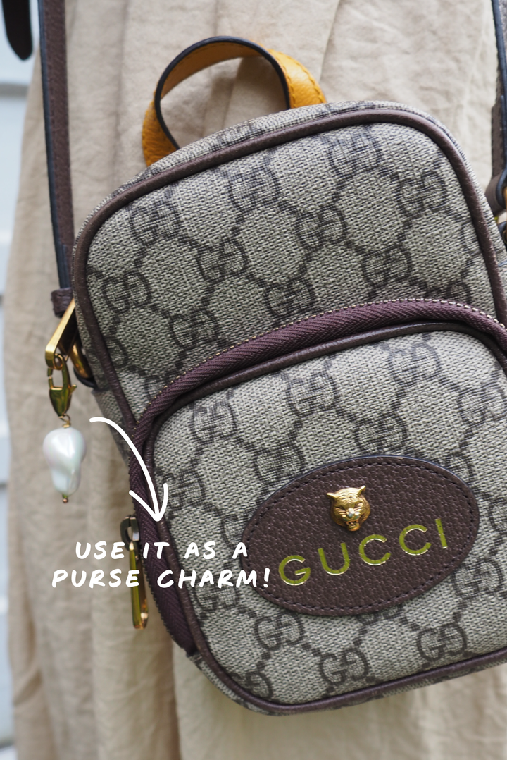 Mother of Pearl Clip On Charm