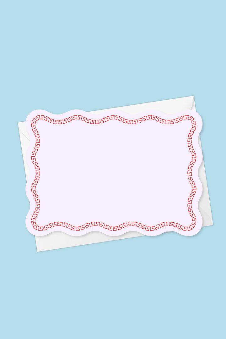 Meandros Charm Stationery