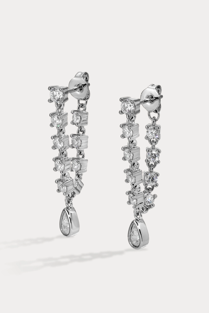 Small Stephie Bezel Earrings