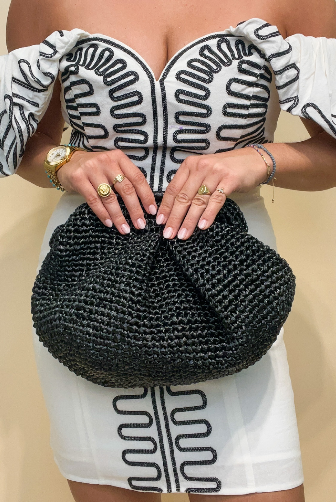 Papillon Clutch made by Greek brand, G K Handcrafters.