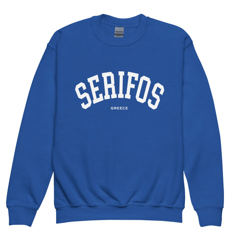 Selini Classic. 50% Cotton, 50% Polyester. Chora Collection. Location Based Youth Sweatshirt.