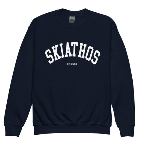 Selini Classic. 50% Cotton, 50% Polyester. Chora Collection. Location Based Youth Sweatshirt.