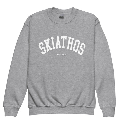 Selini Classic. 50% Cotton, 50% Polyester. Chora Collection. Location Based Youth Sweatshirt.
