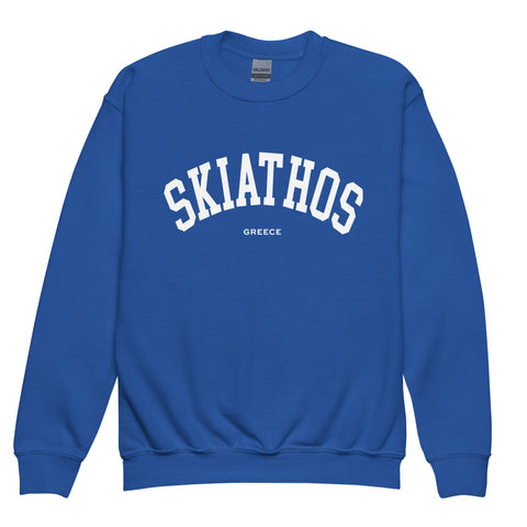 Selini Classic. 50% Cotton, 50% Polyester. Chora Collection. Location Based Youth Sweatshirt.