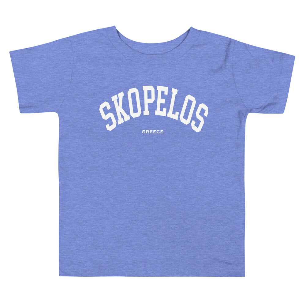 Skopelos Toddler Tee made by Greek brand, Selini.