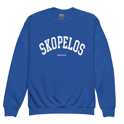Selini Classic. 50% Cotton, 50% Polyester. Chora Collection. Location Based Youth Sweatshirt.