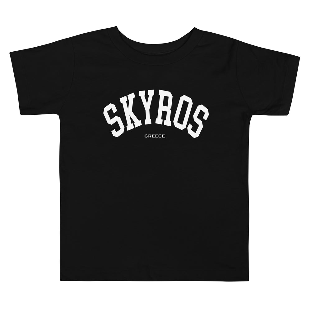 Skyros Toddler Tee made by Greek brand, Selini. 