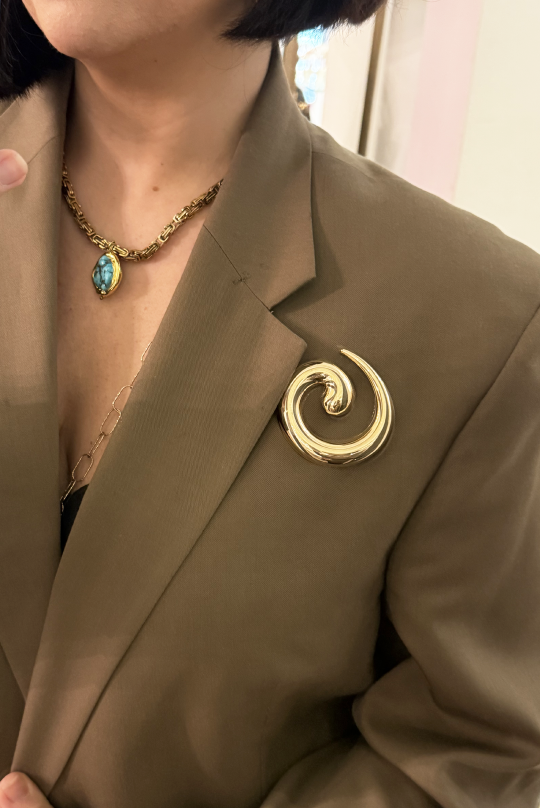Spiral Brooch