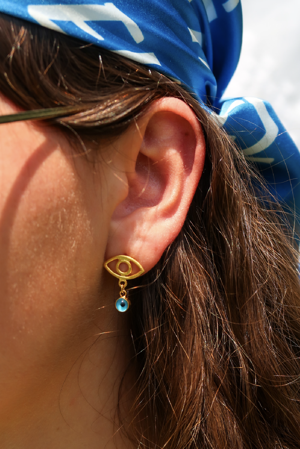 Kallisti Earrings sold by Greek brand, Selini.