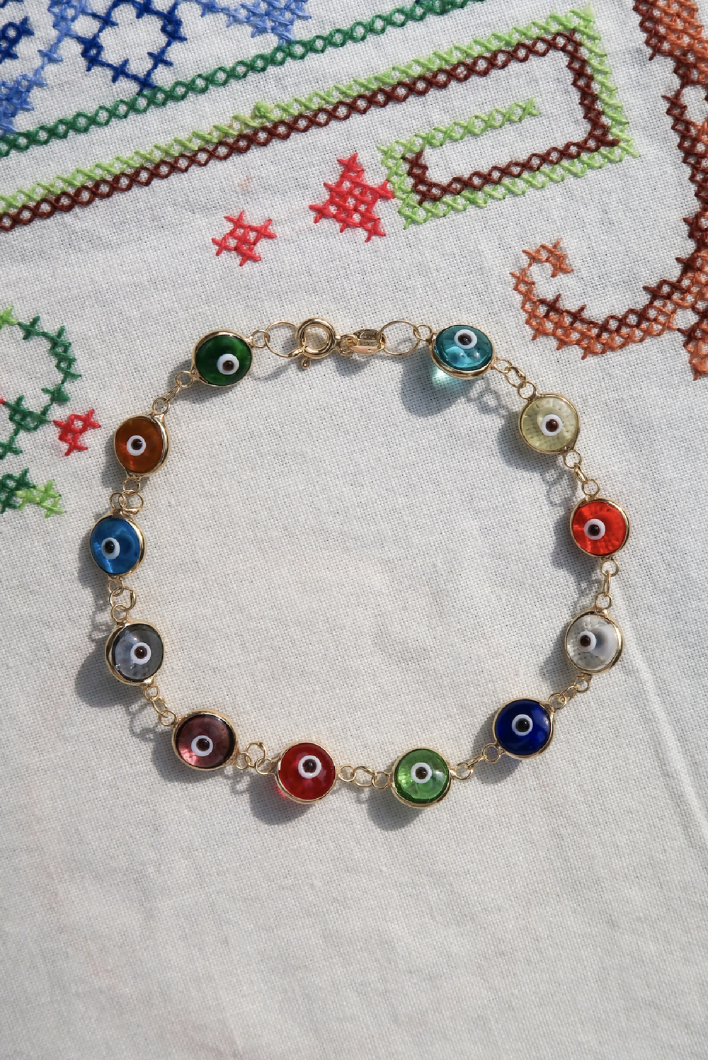 All Eyes Bracelet sold by Greek brand, Selini.