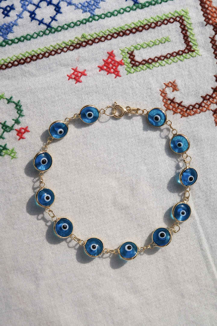 All Eyes Bracelet sold by Greek brand, Selini.