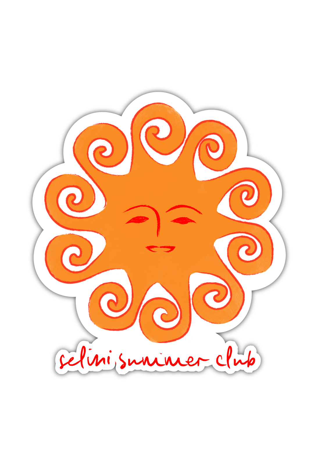 Helios Sticker made by Greek brand, Selini.