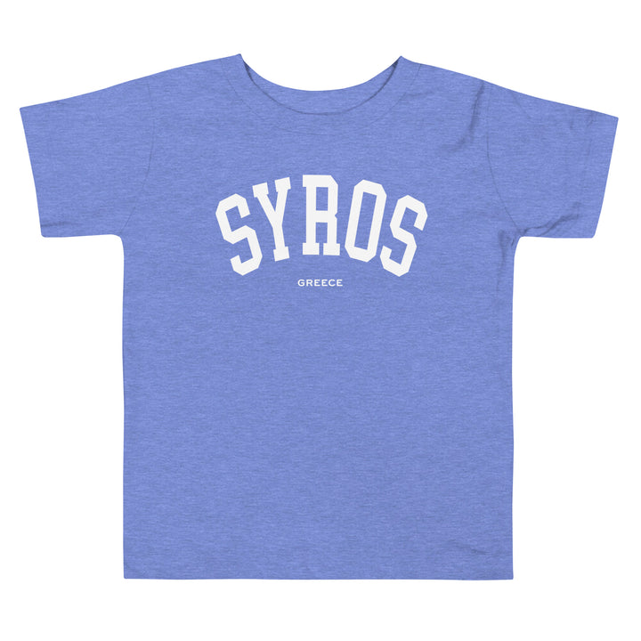 Syros Toddler Tee made by Greek brand, Selini. 