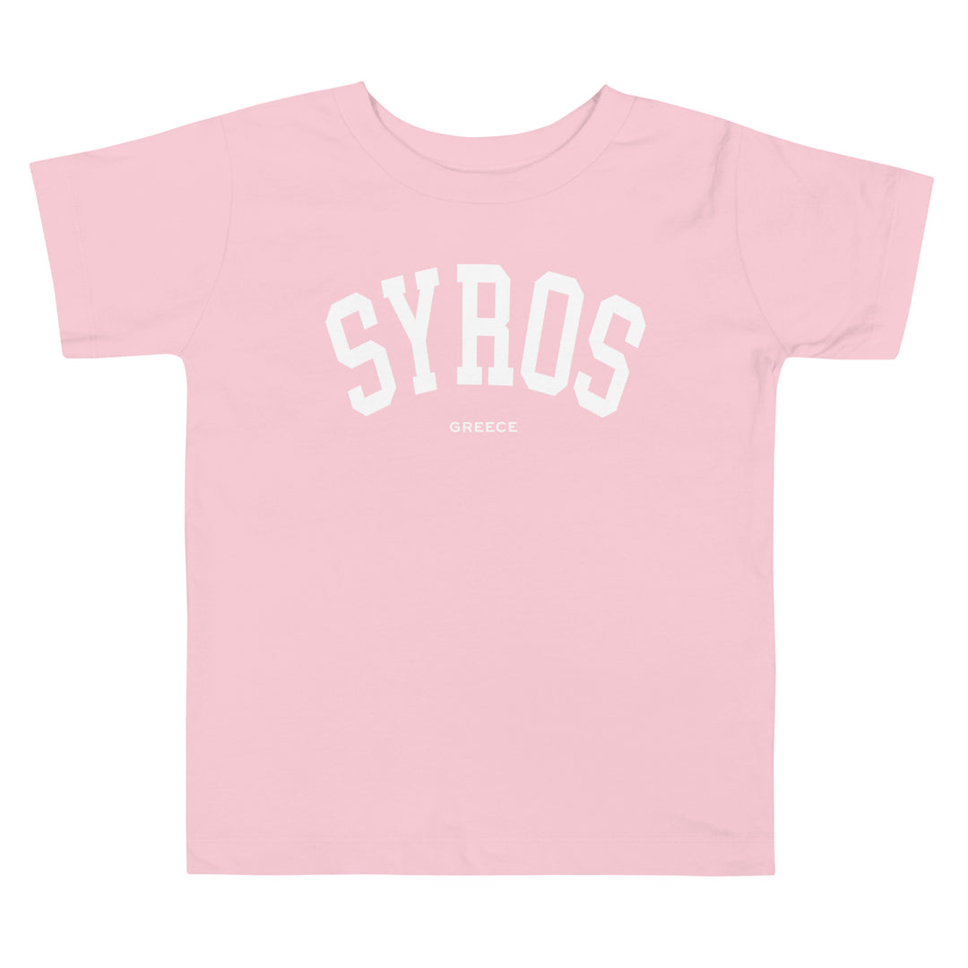 Syros Toddler Tee made by Greek brand, Selini. 