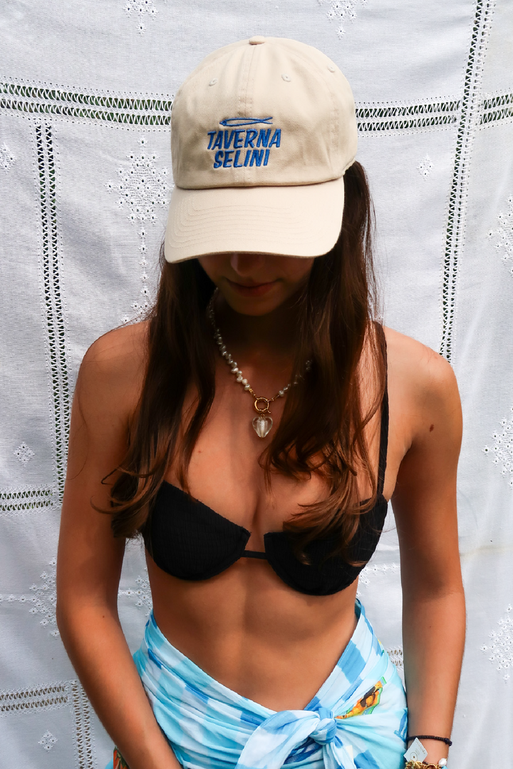 Taverna Selini Hat made by Greek brand, Selini.