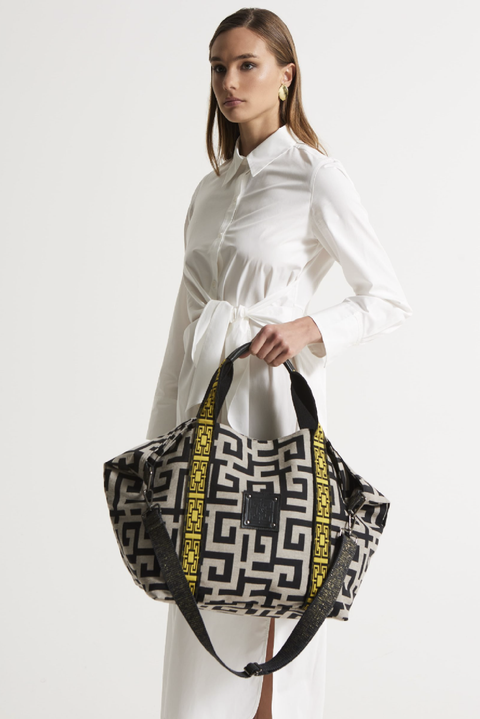 Made in Greece. Travel Bag. Greek Inspired Design. Spacious and Staple Piece. 
