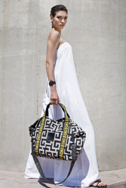 Made in Greece. Travel Bag. Greek Inspired Design. Spacious and Staple Piece. 