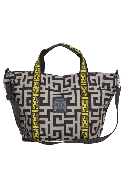 Made in Greece. Travel Bag. Greek Inspired Design. Spacious and Staple Piece. 