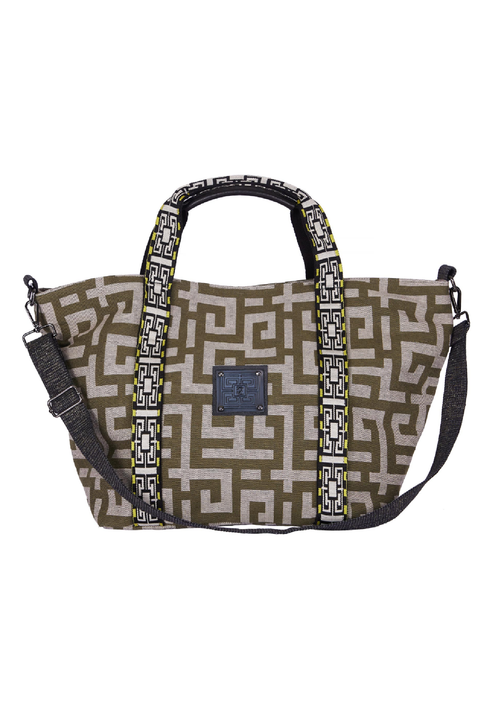 Made in Greece. Travel Bag. Greek Inspired Design. Spacious and Staple Piece. 