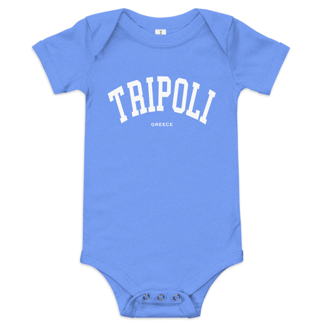 Tripoli Baby Onesie made by Greek brand, Selini. 