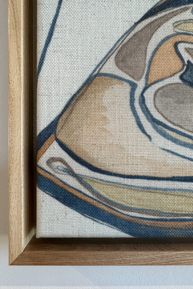 Greek Culture. Parthenon Painting. Abstract Art. Home Staple. 