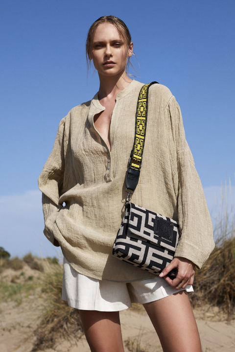 Made in Greece. Greek Inspired Design. Spacious Summer Bag. Classic Crossbody.