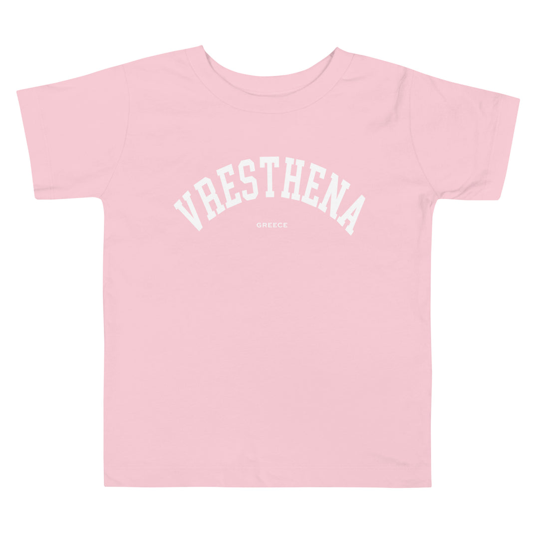 Vresthena Toddler Tee made by Greek brand, Selini.