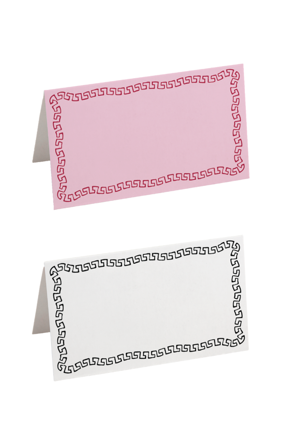 Wavy Meandros Placecard