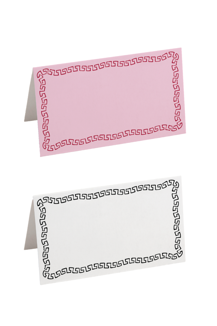 Wavy Meandros Placecard