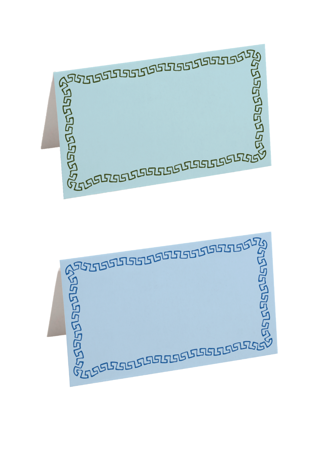 Wavy Meandros Placecard