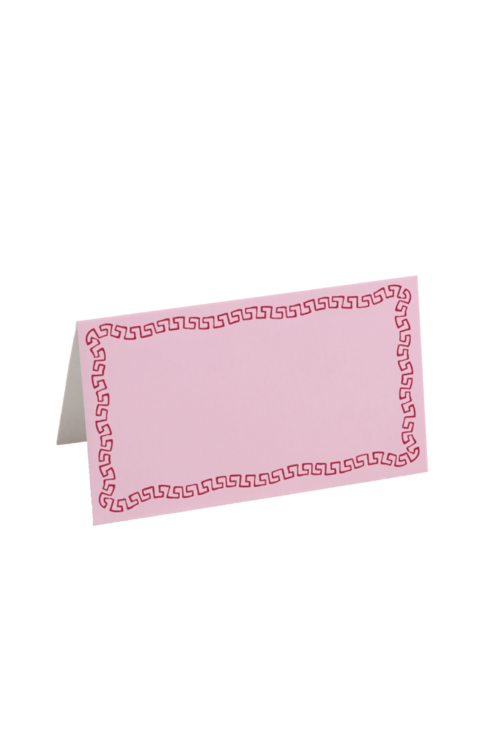 Wavy Meandros Placecard