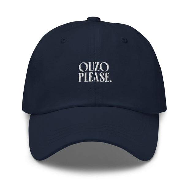 Ouzo Please Hat in Navy