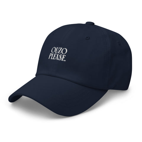 Ouzo Please Hat in Navy