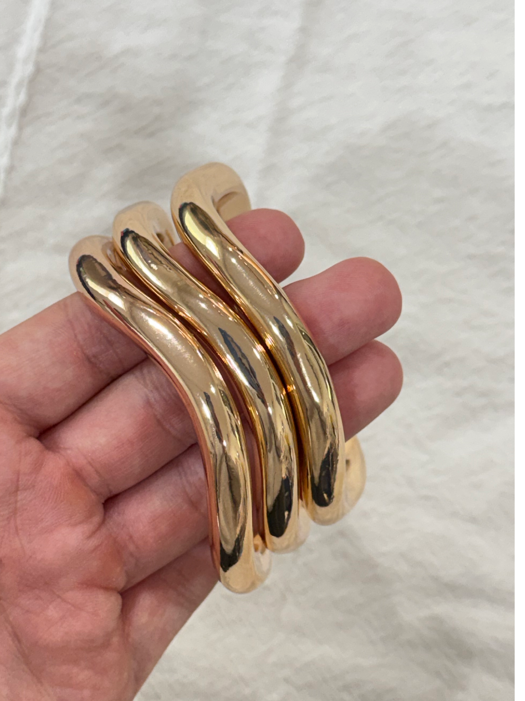 Wavy Bangle Set