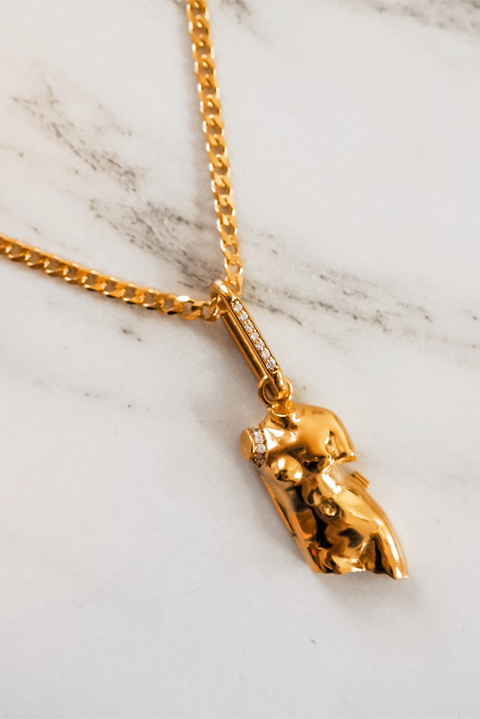 Made in Greece. 24K Gold Plated Sterling Silver. Classic Chain. Gold Chain. 