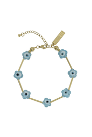 Made in Greece. Flower Anklet. Calm Classic Anklet. Summer Staple. 
