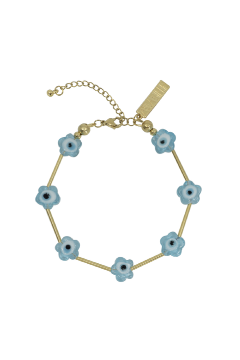 Made in Greece. Flower Anklet. Calm Classic Anklet. Summer Staple. 