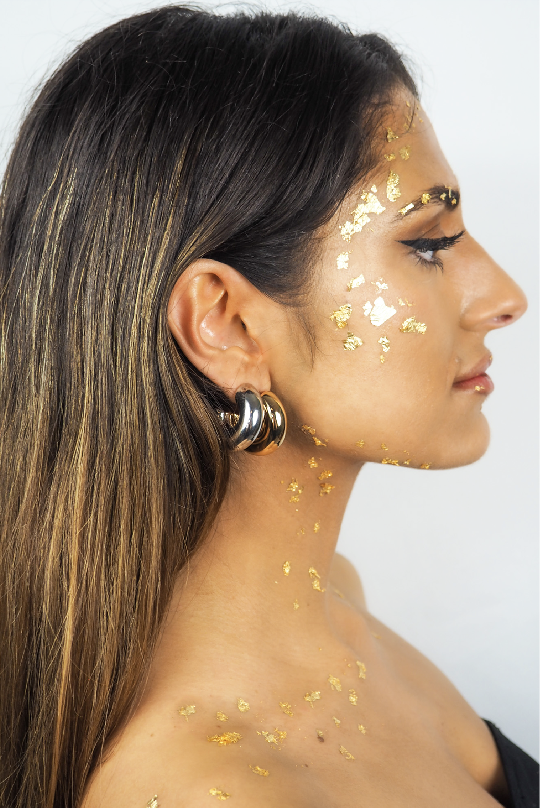 Gigi Hoops in Silver sold by Greek brand, Selini.