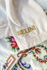 Selini Classic. 100% Cotton. Golden Hour T-Shirt. Simple Tee. 