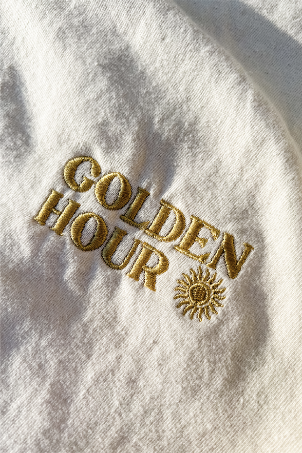 Selini Classic. 100% Cotton. Golden Hour T-Shirt. Simple Tee. 