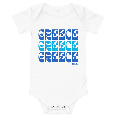 Selini Classic. 100% Cotton. Greece Baby Onesie. Location Based Onesie.