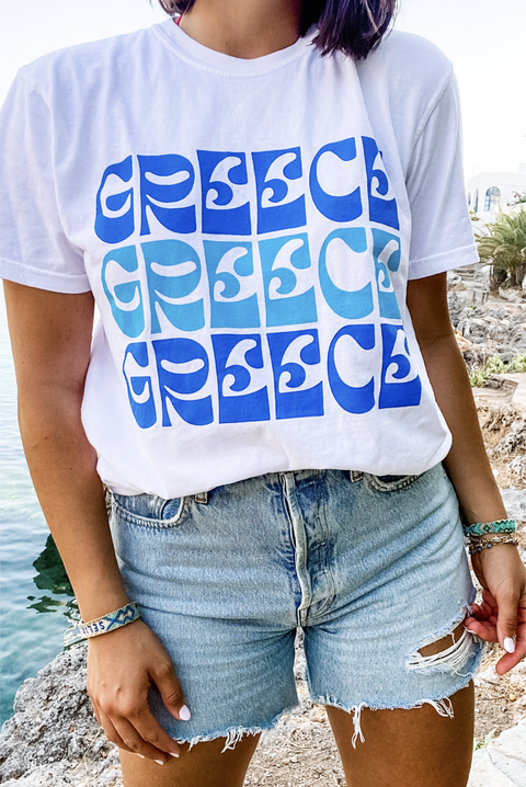 Selini Classic. 100% Cotton. Greece T-Shirt. Comfort Colors. 