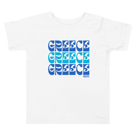 Greece Toddler Tee made by Greek brand, Selini.