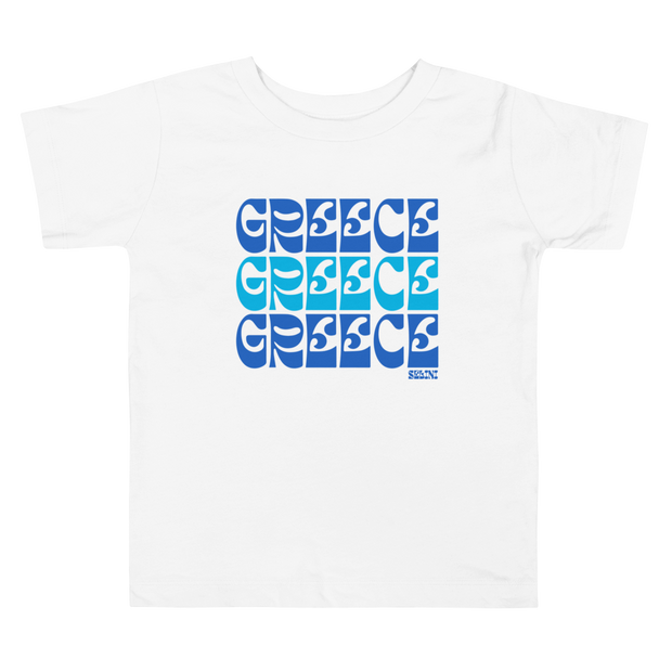 Selini Classic. 100% Cotton. Location Toddler Tee. Greece Toddler Tee. 