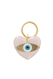Made in Greece. Evil Eye Key Ring. Heart Key Ring. Colorful Accessory. 
