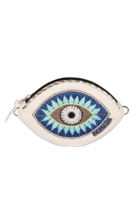 Selini Classic. Evil Eye Belt Bag. Greek Inspired Design. Colorful Bag. 
