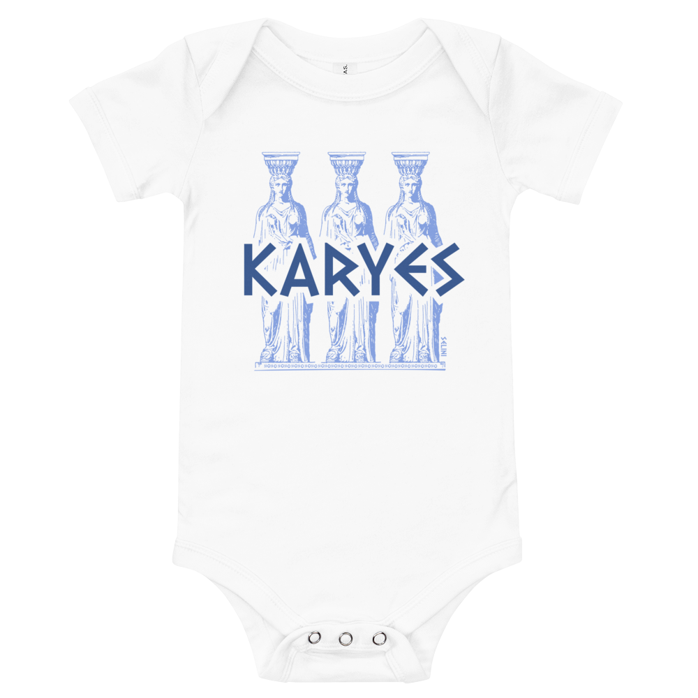 Karyes Baby Onesie made by Greek brand, Selini.